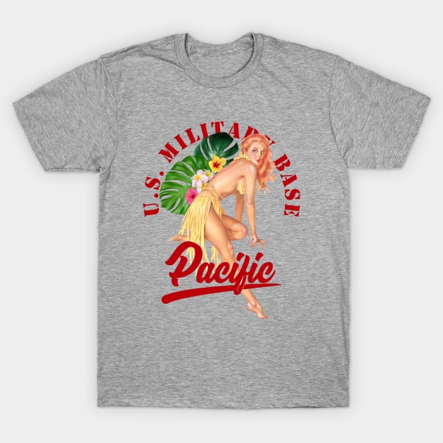 South Pacific Pin-up T-Shirt by Homoerotic